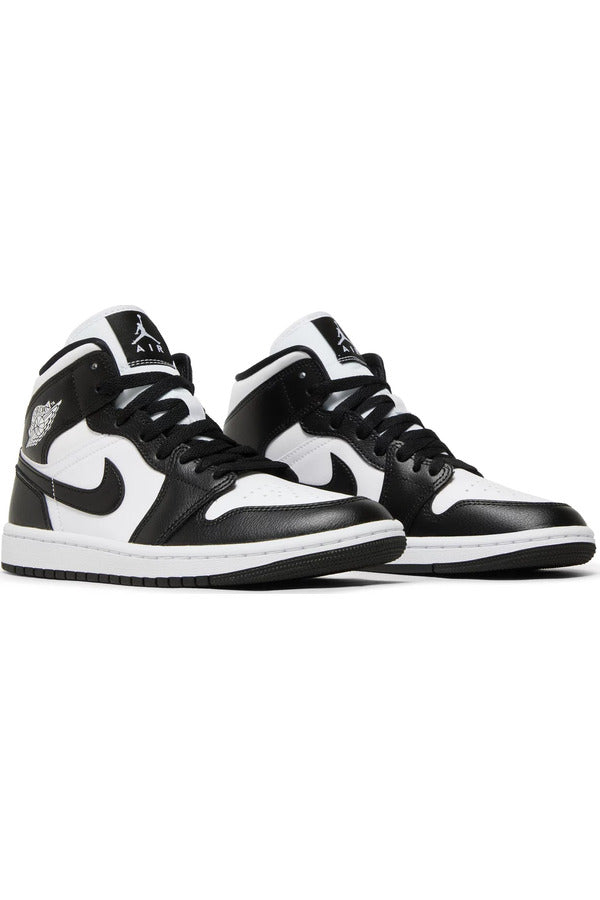 Jordan 1 Mid White Black