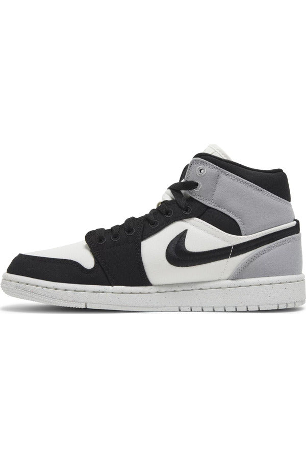 Jordan 1 Mid Sail Black