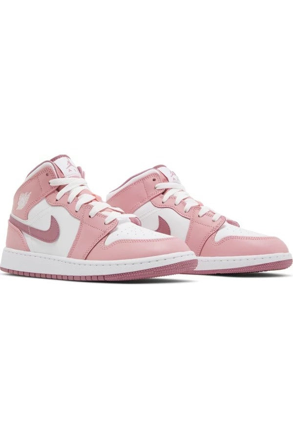 Jordan 1 Mid Coral Chalk