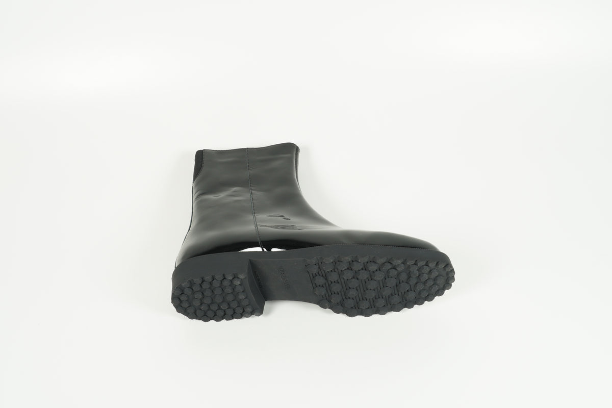 Stiefelette gefüttert Schwarz