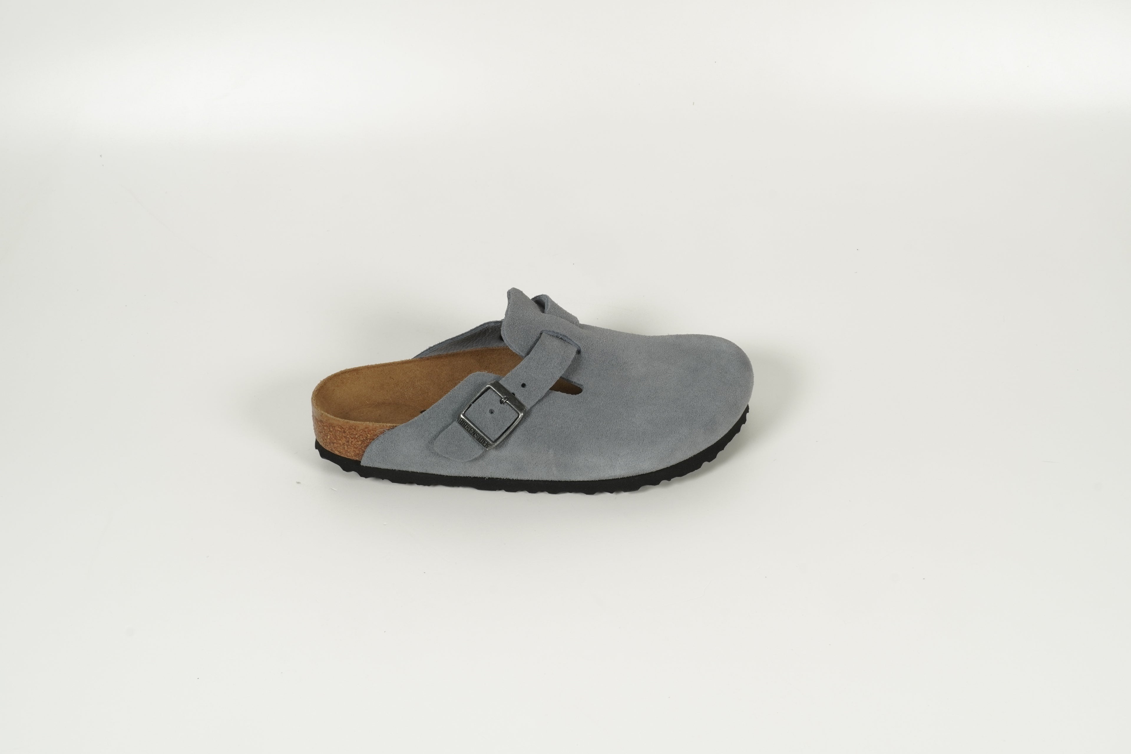 Hausschuh Boston Blau