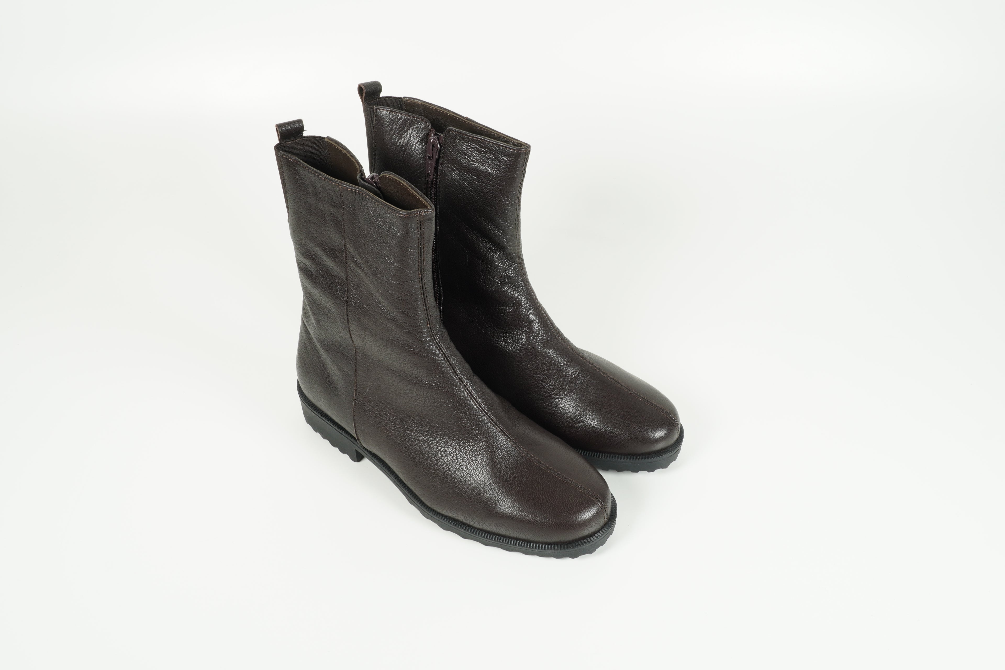 Stiefelette gefüttert Braun