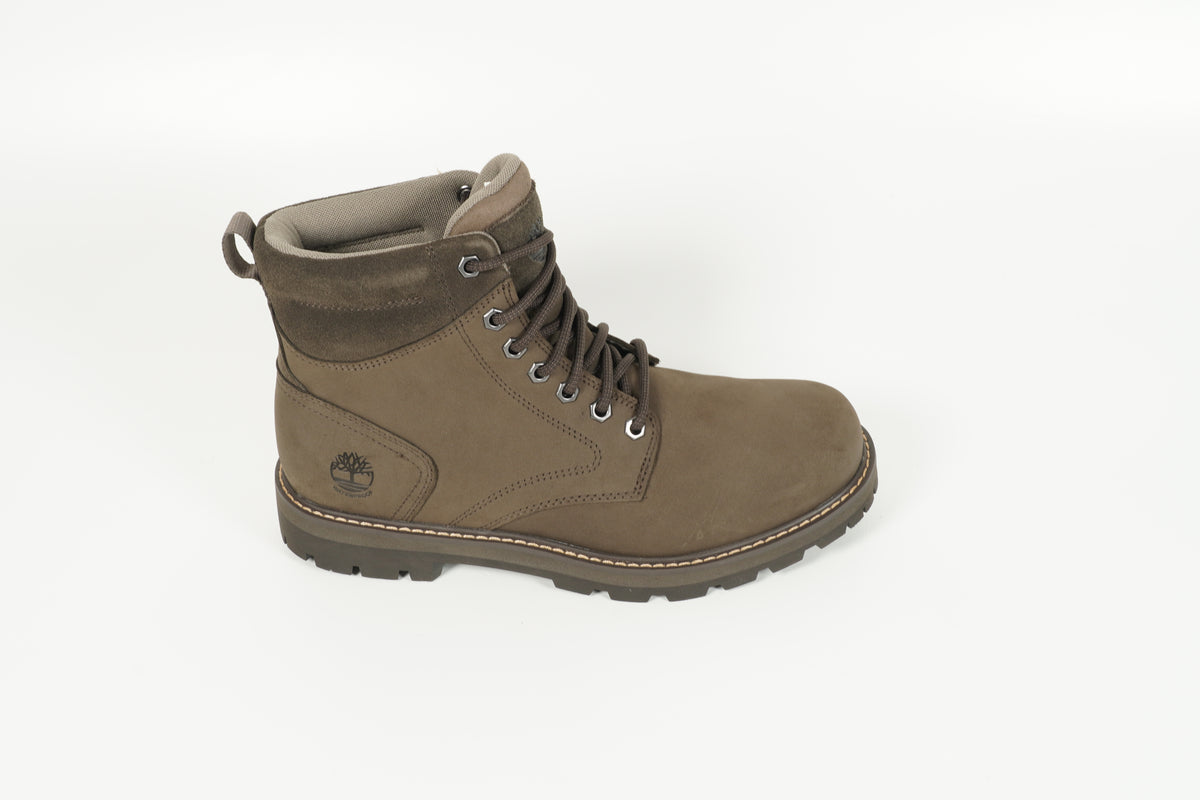 Bottes marron à lacets