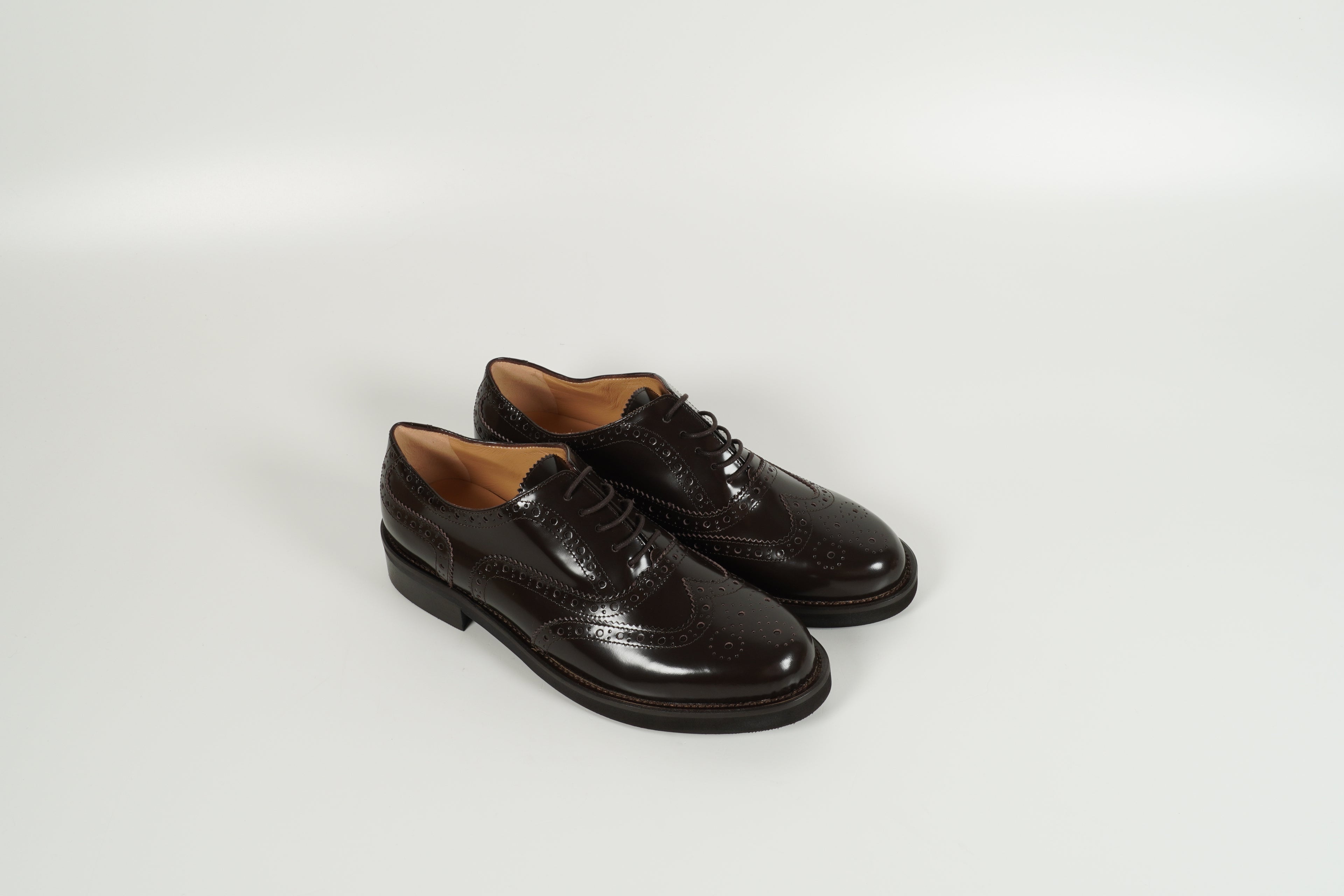 Chaussure à lacets marron