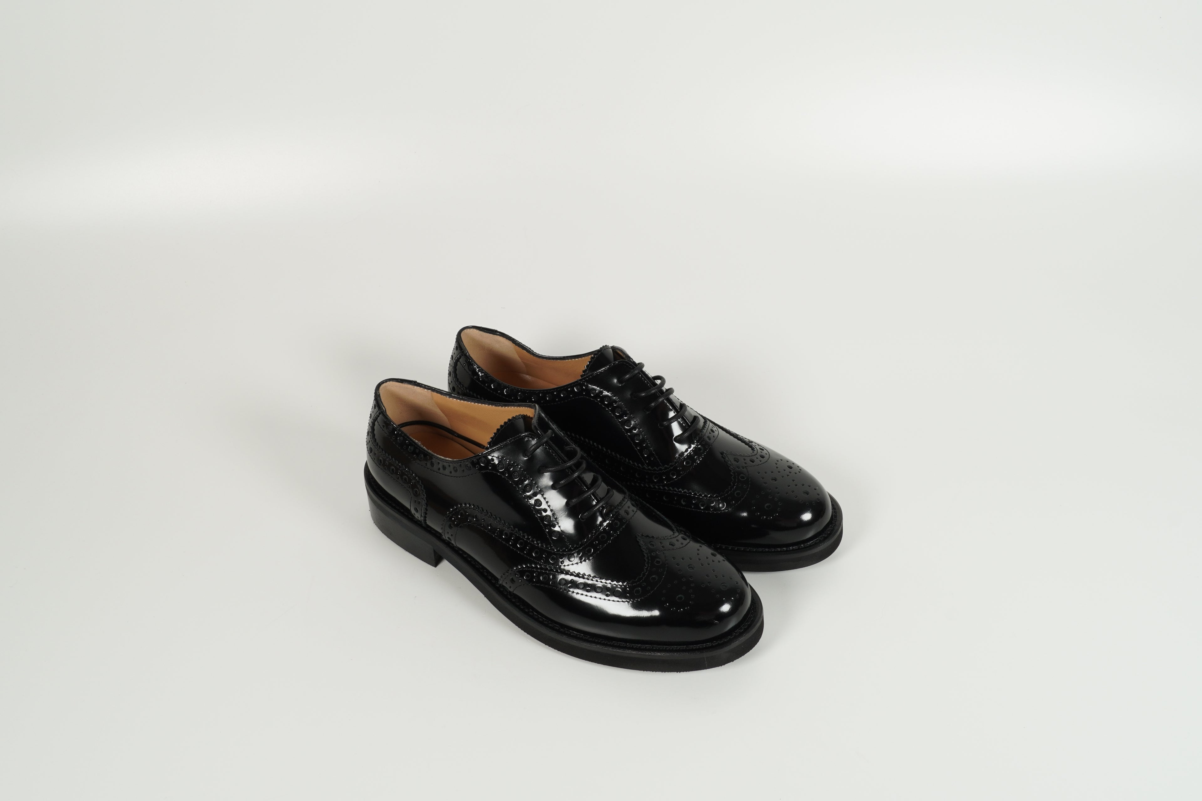 Chaussure à lacets noire