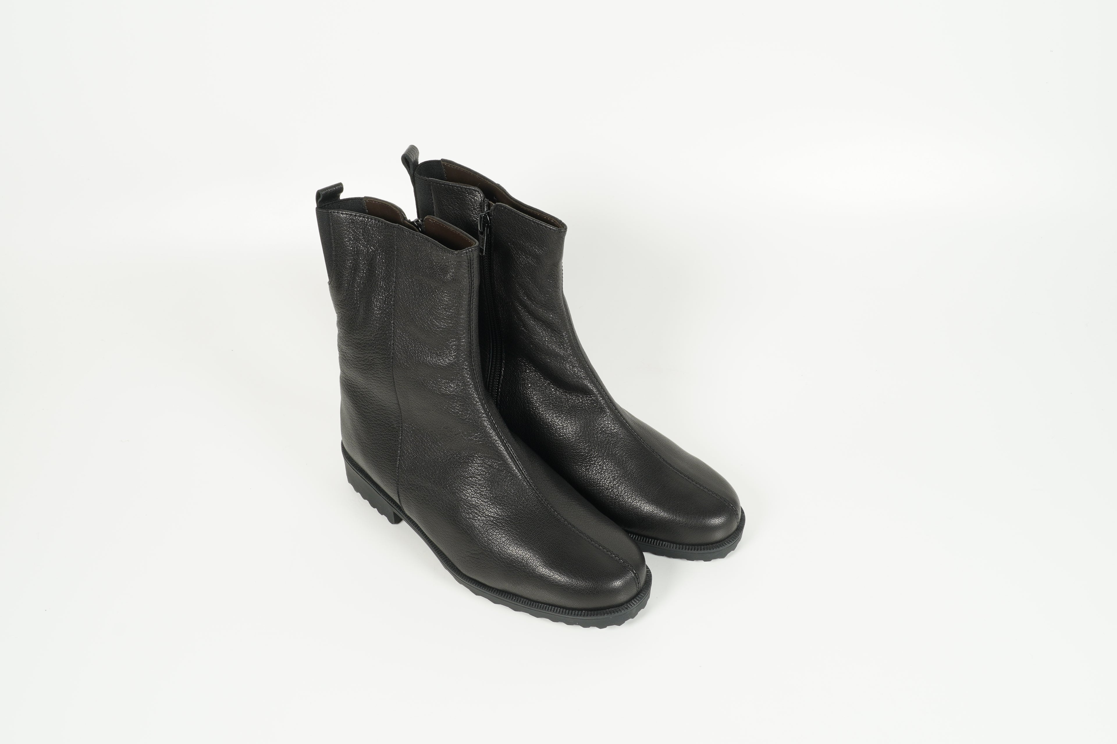 Stiefelette gefüttert Schwarz