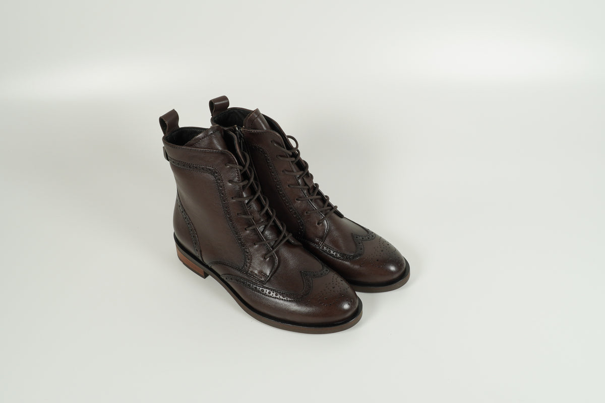 ankle boots brown