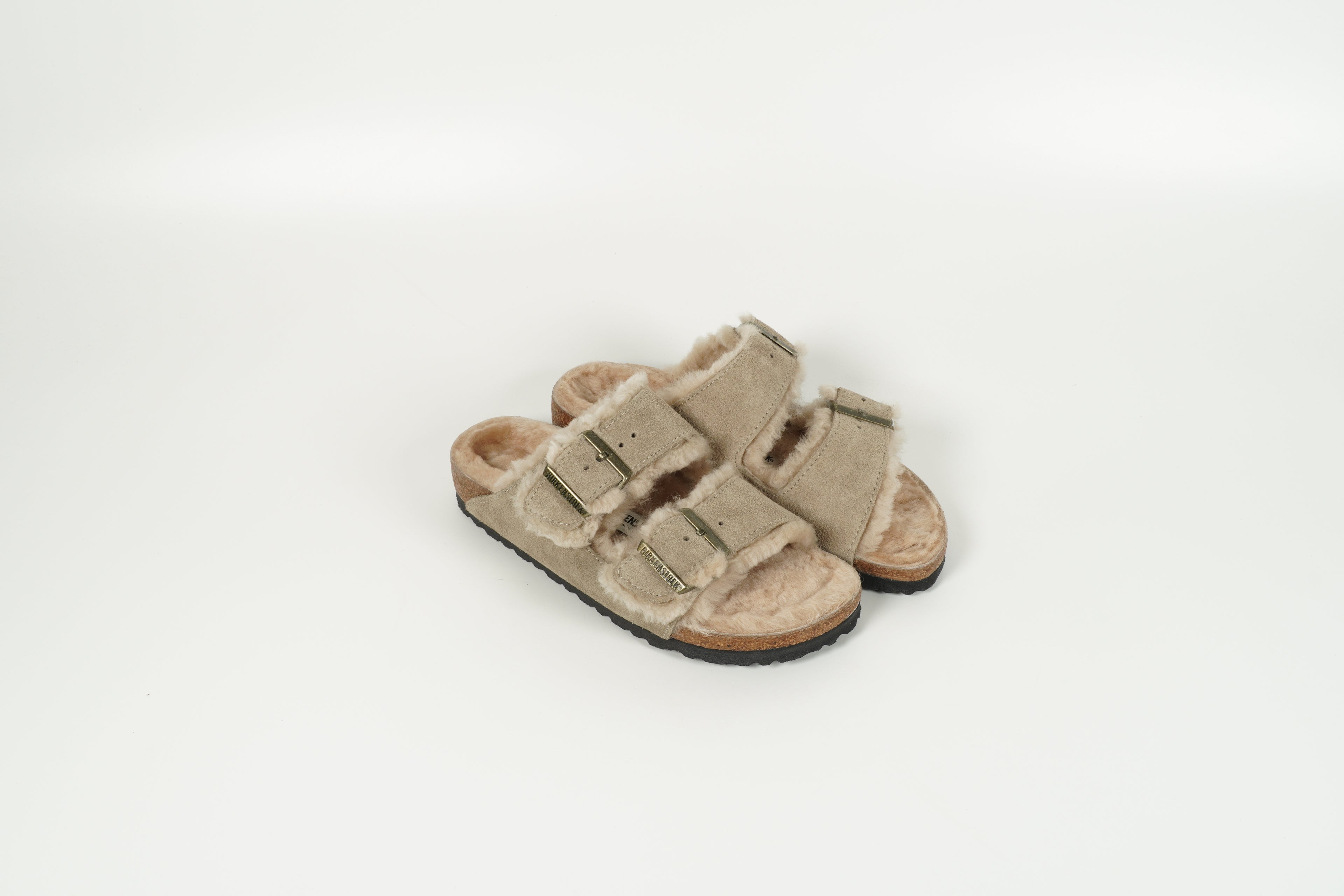 Sandale Arizona doublée beige