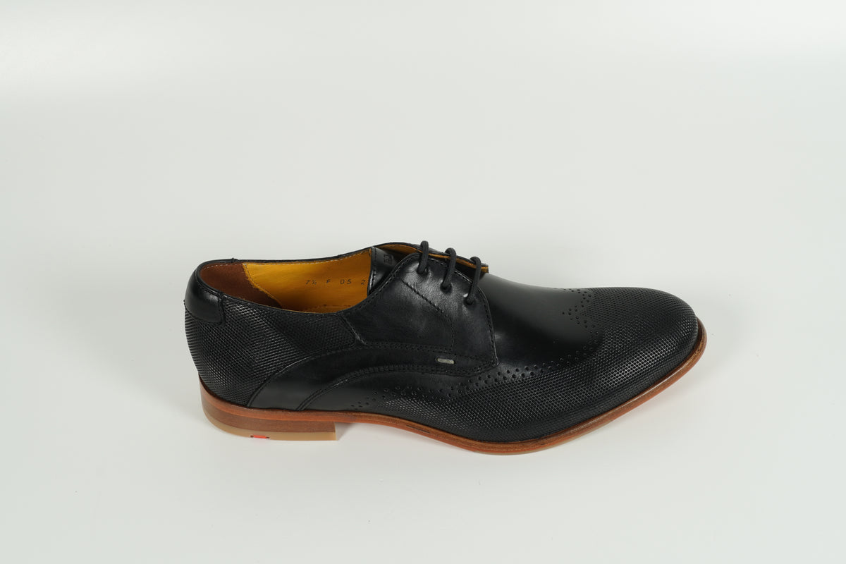 Chaussure à lacets noire