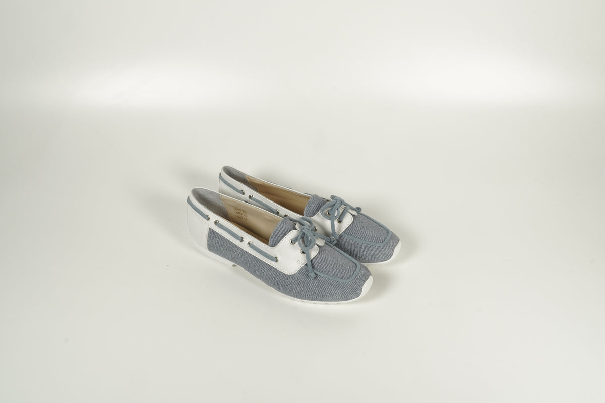 Moccasin Blau
