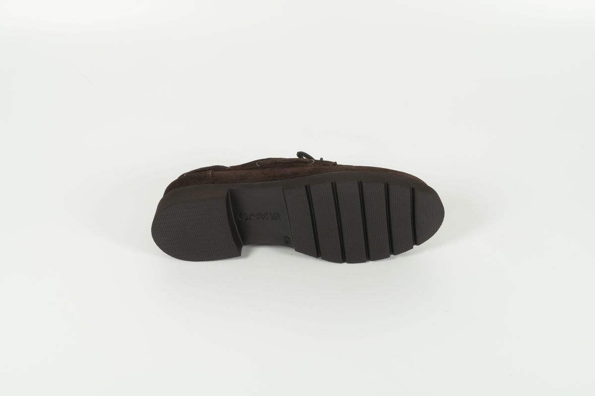 Schnürschuh Braun