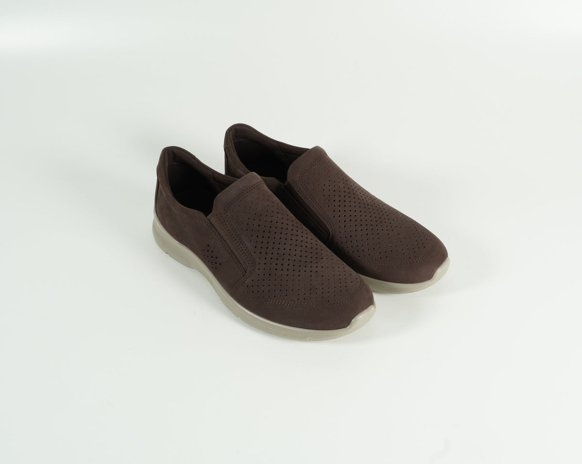 slip-on shoe brown