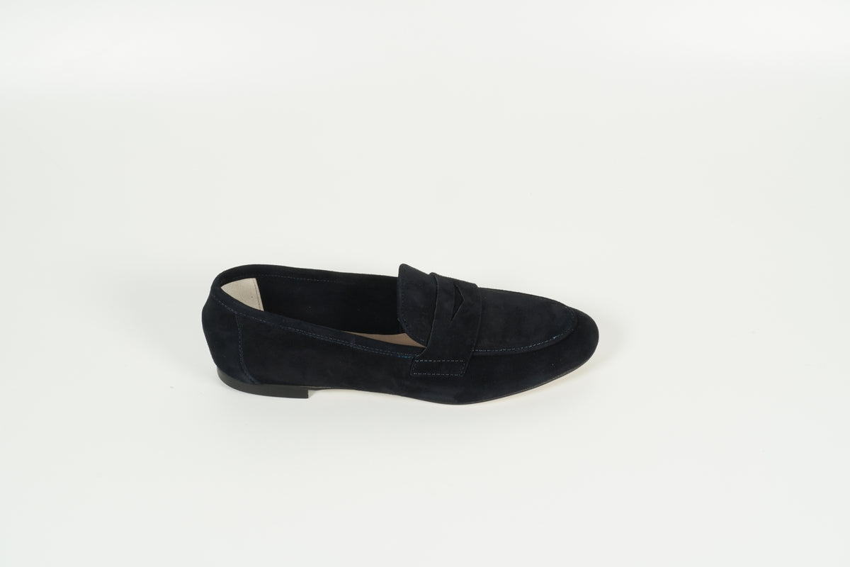 Moccasin Blau
