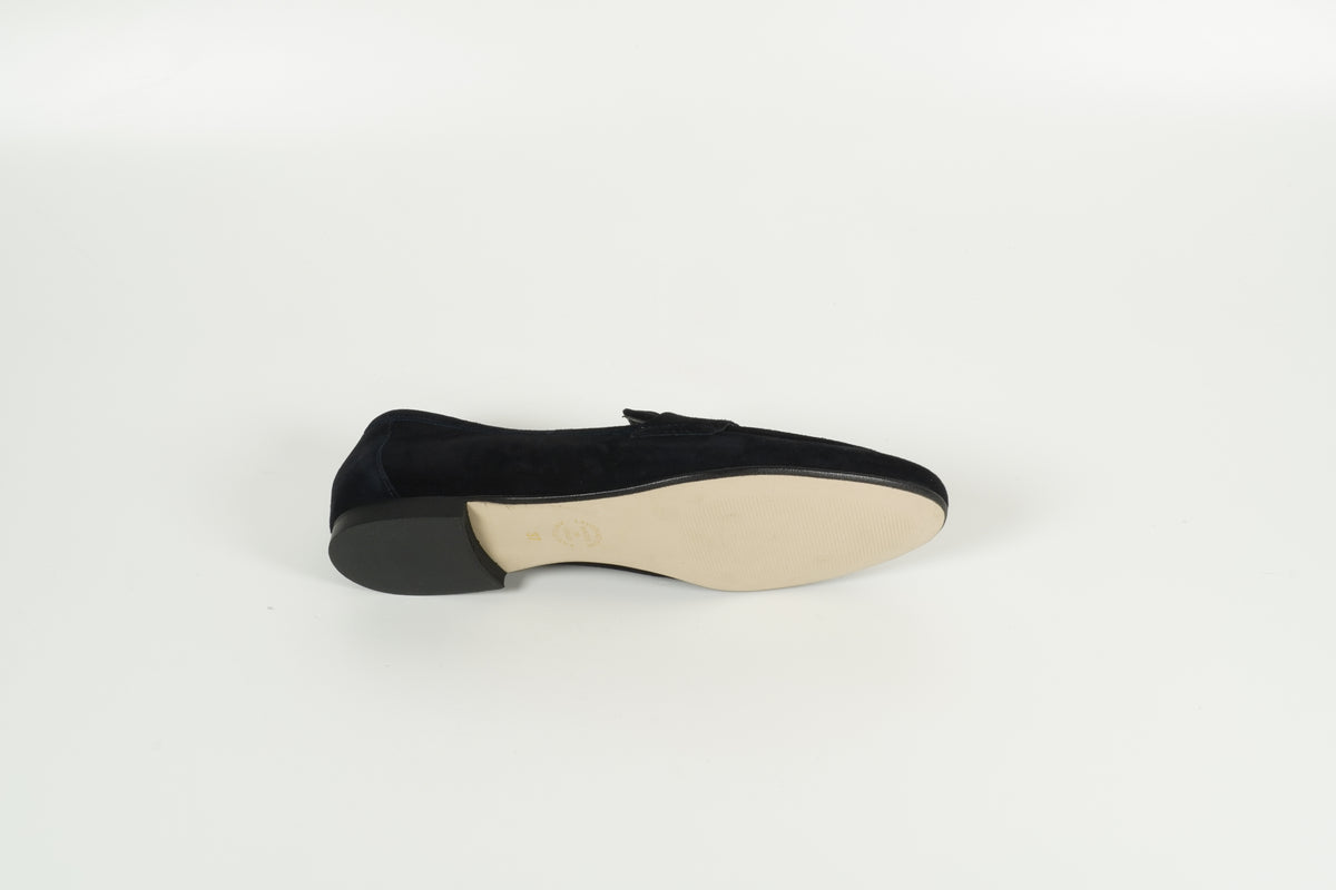 Moccasin Blau