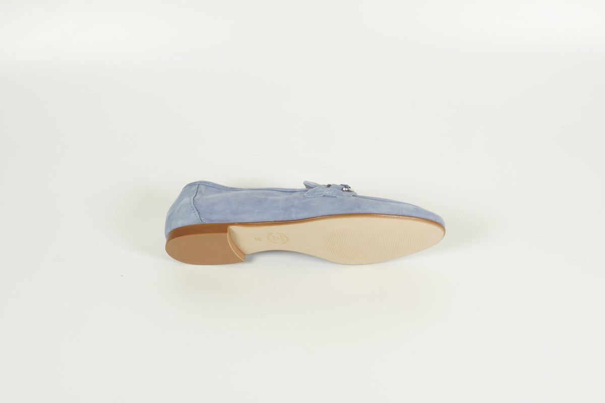 Moccasin Blau