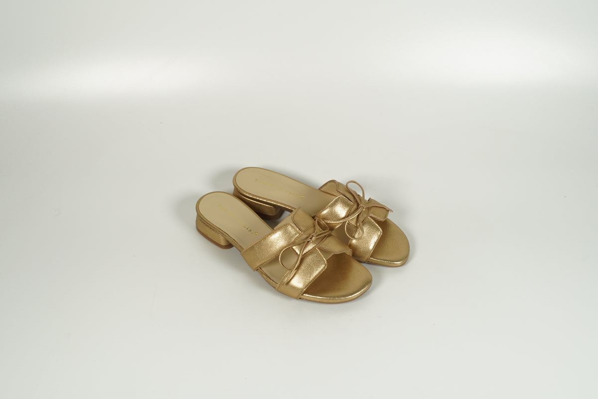 Pantolette Gold
