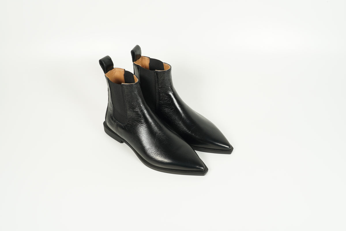 Black ankle boots