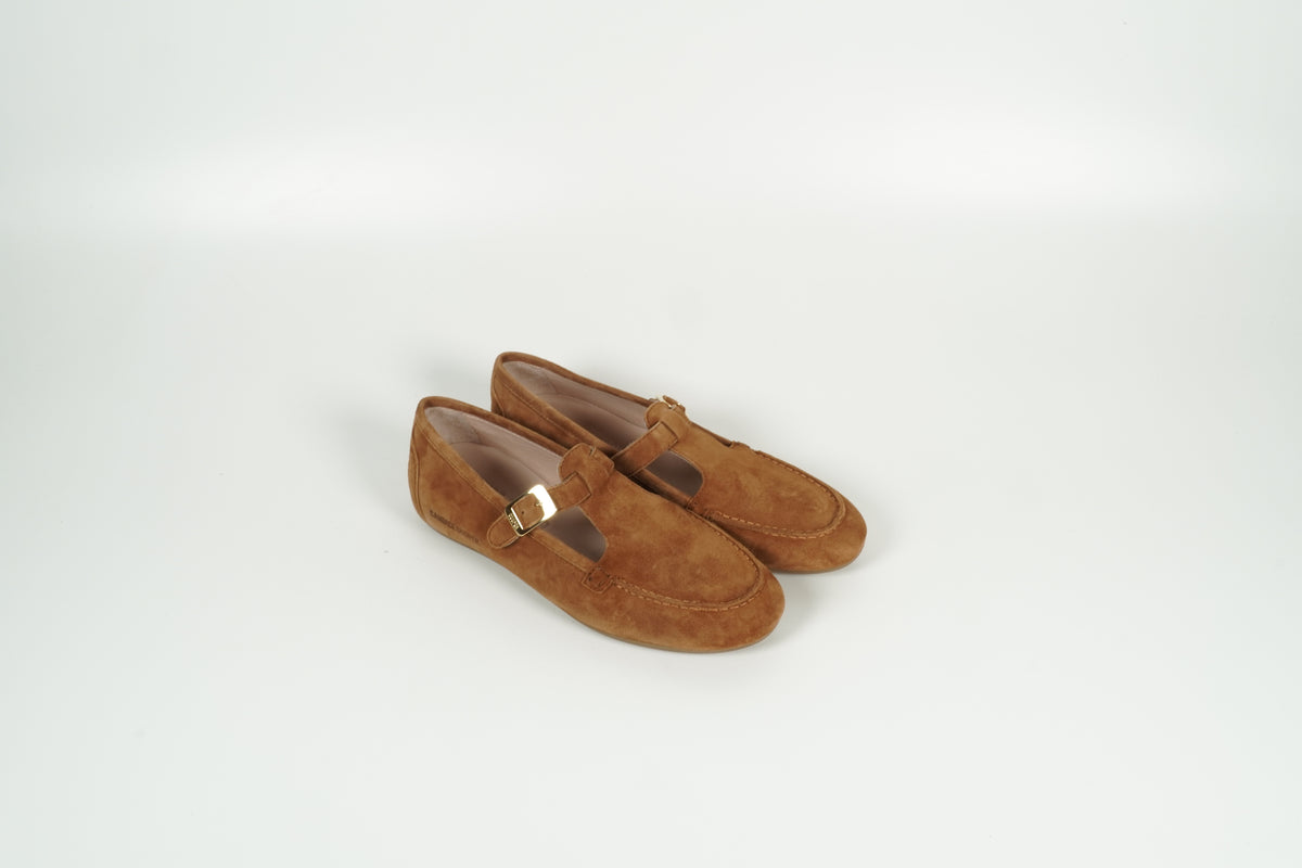 Schlupfschuh Braun