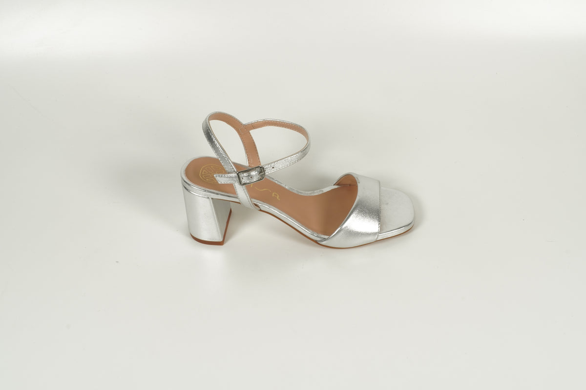 Sandale argentée