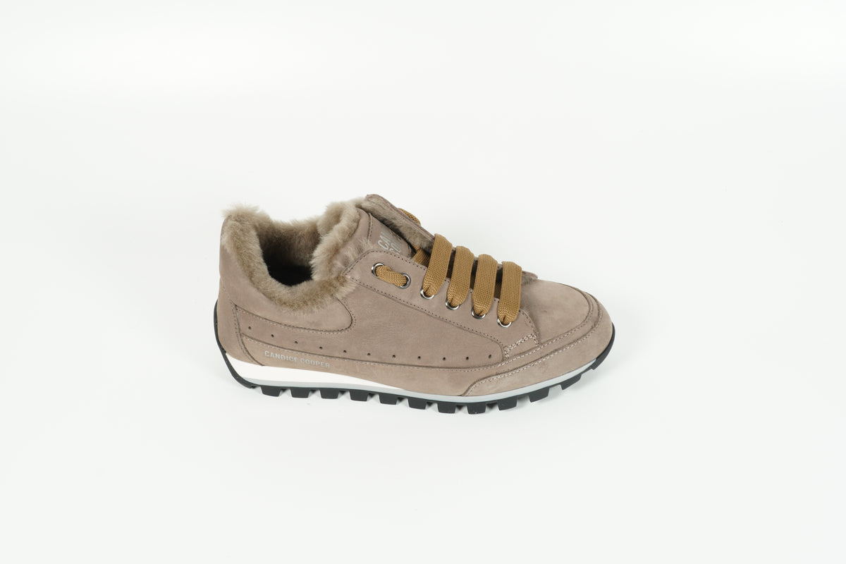 Sneaker lined beige