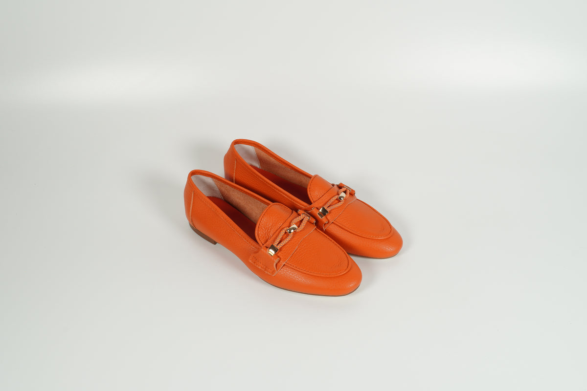 Orange mocassin