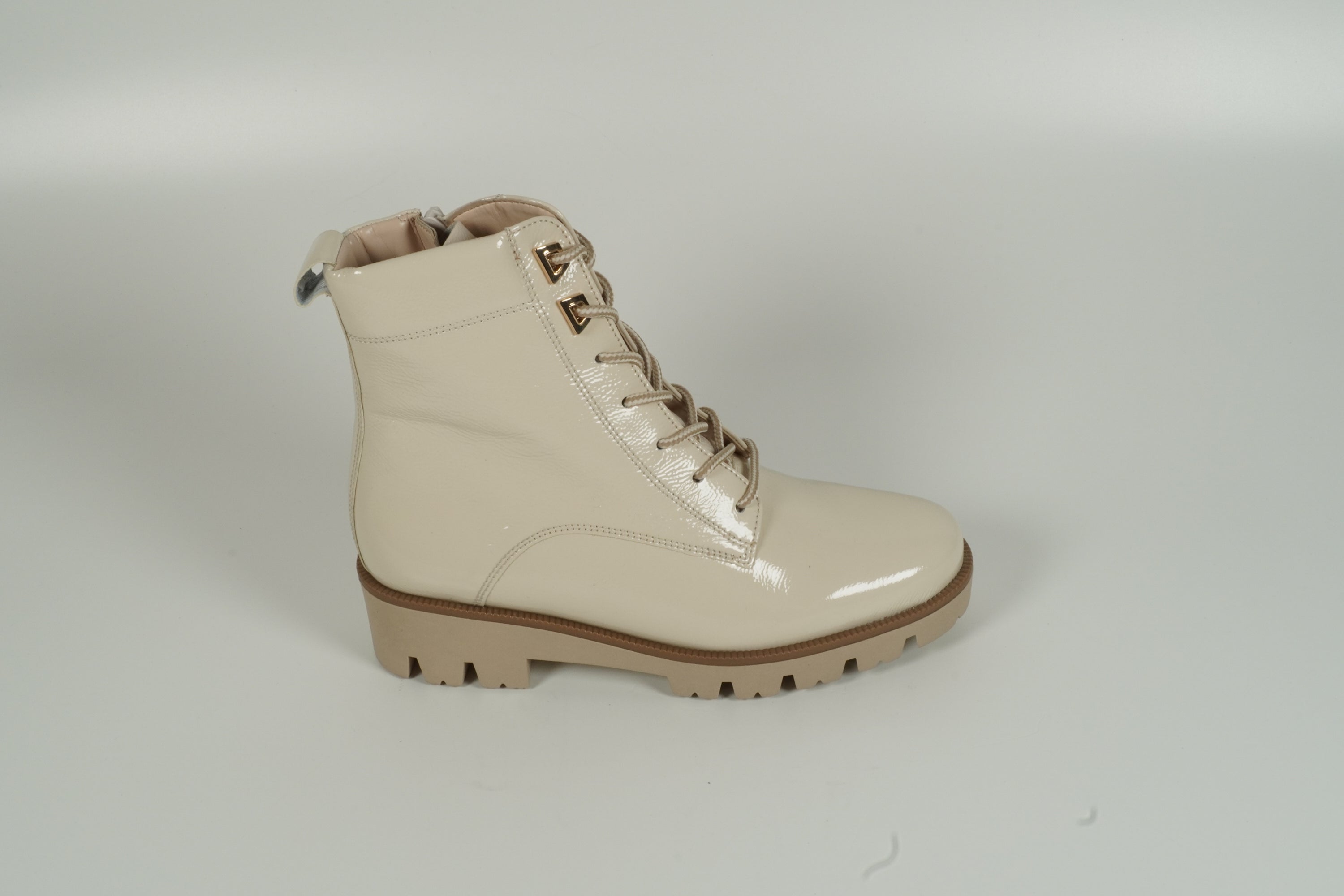 Stiefelette Beige