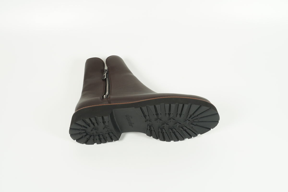 Stiefelette gefüttert Braun