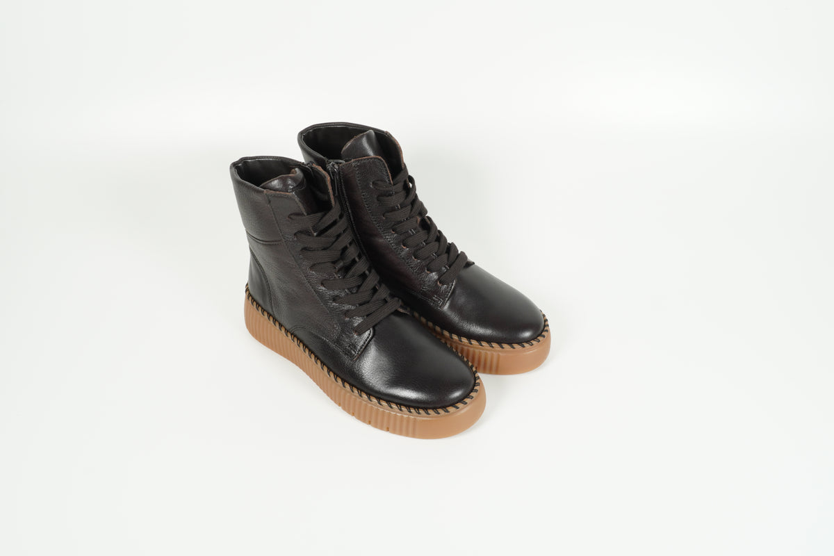 Schnürschuh Braun