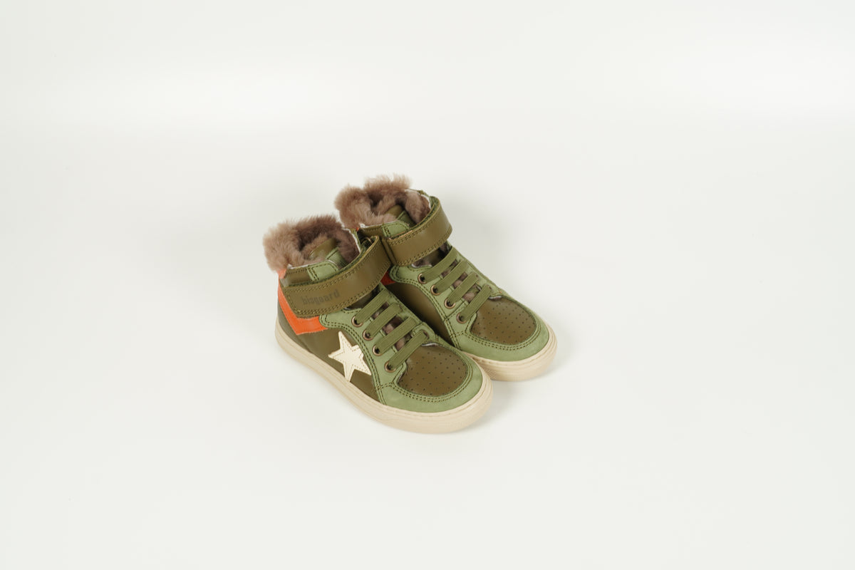 Stiefelette gefüttert Kids Grün