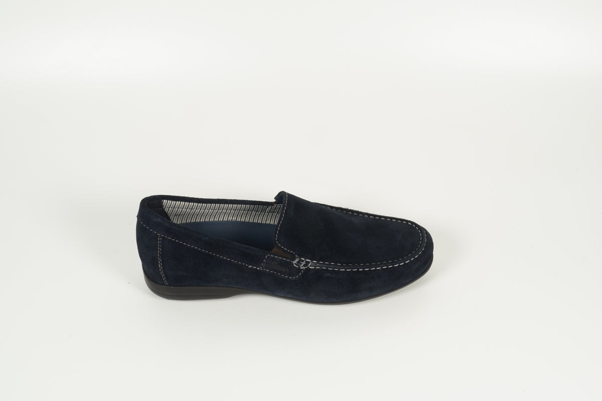 Moccasin Blau