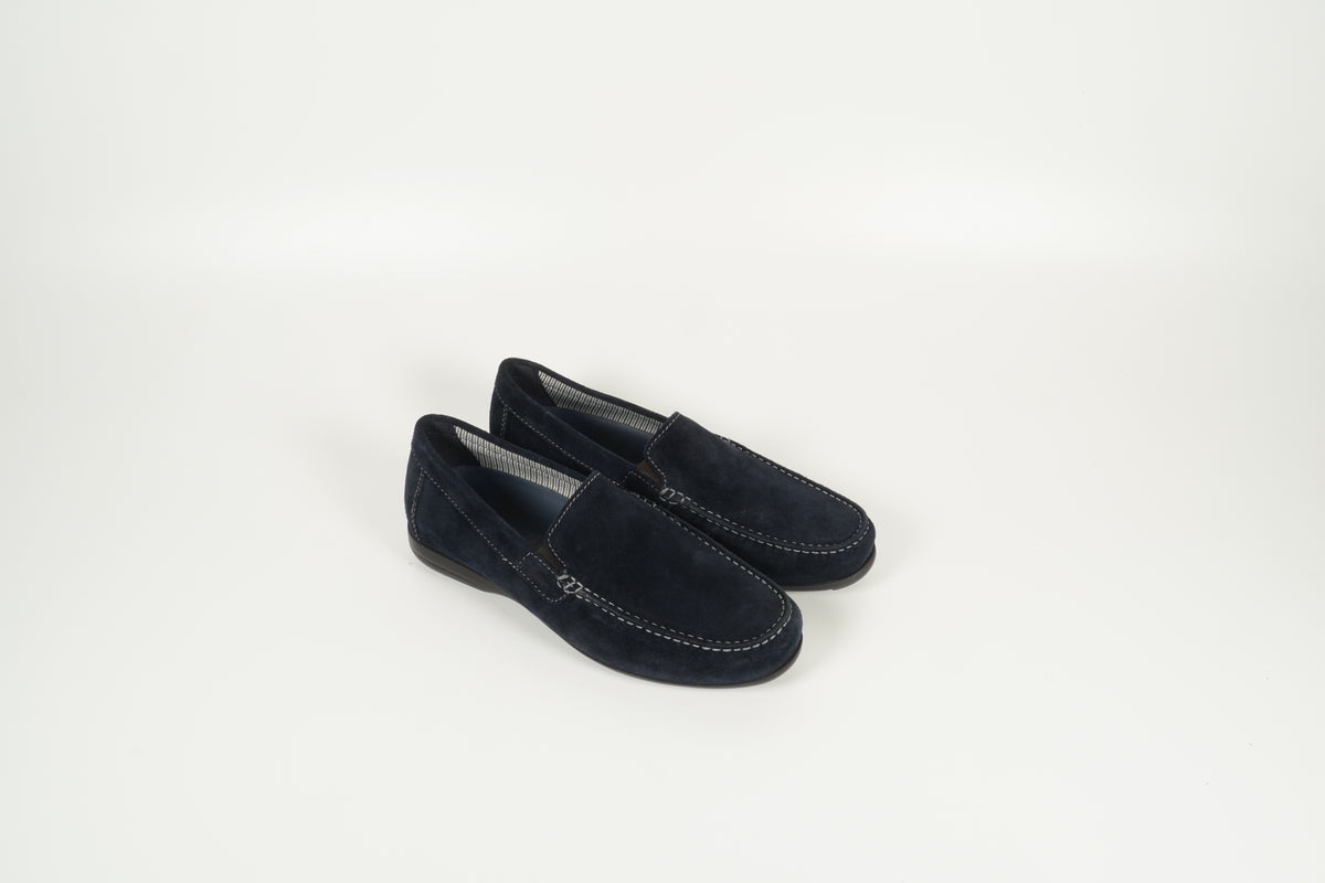 Moccasin Blau