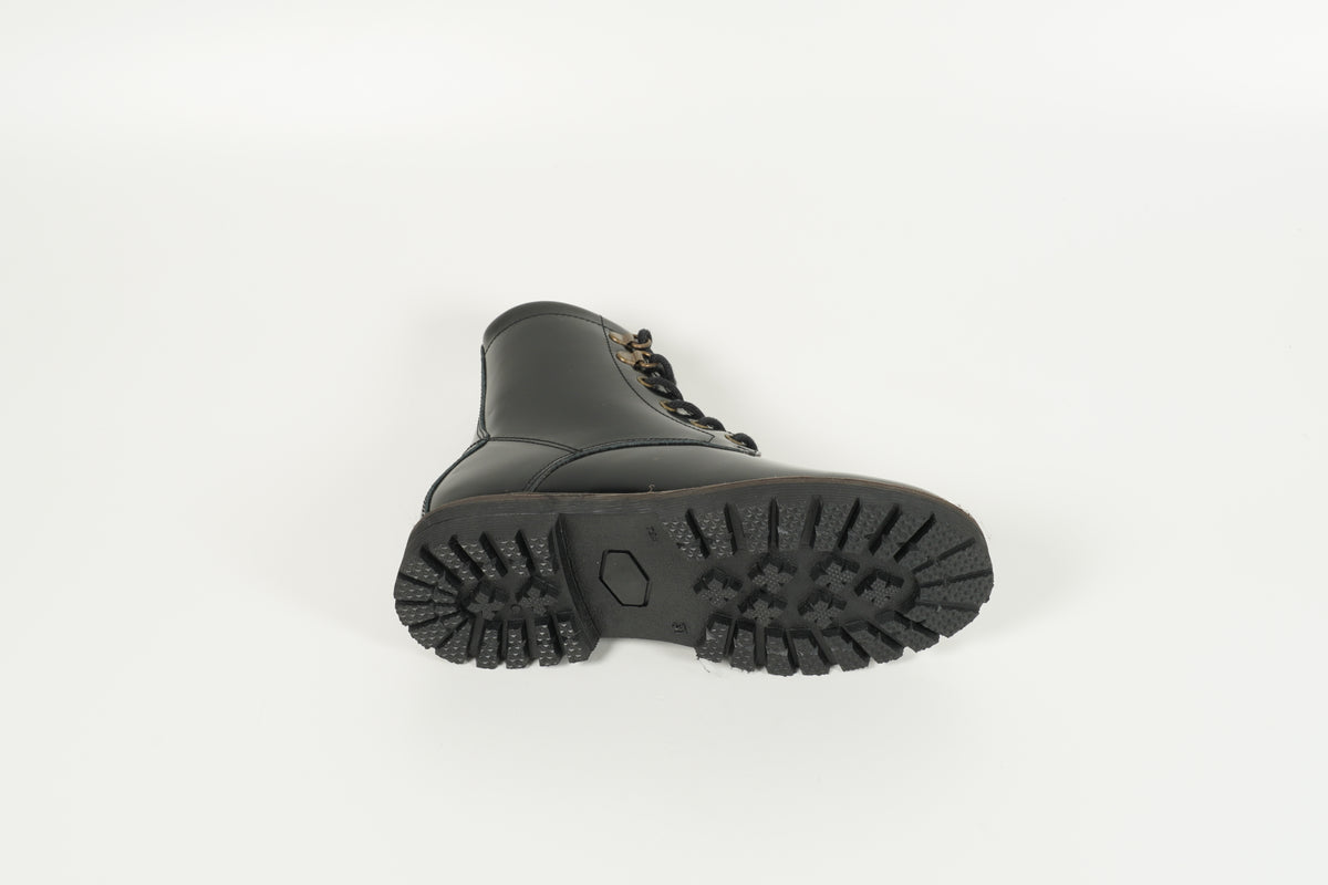 Stiefelette gefüttert Kids Schwarz
