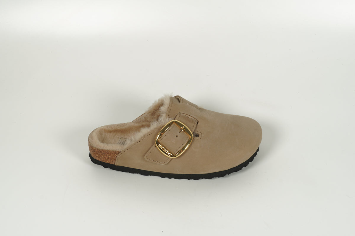 Boston slippers lined beige