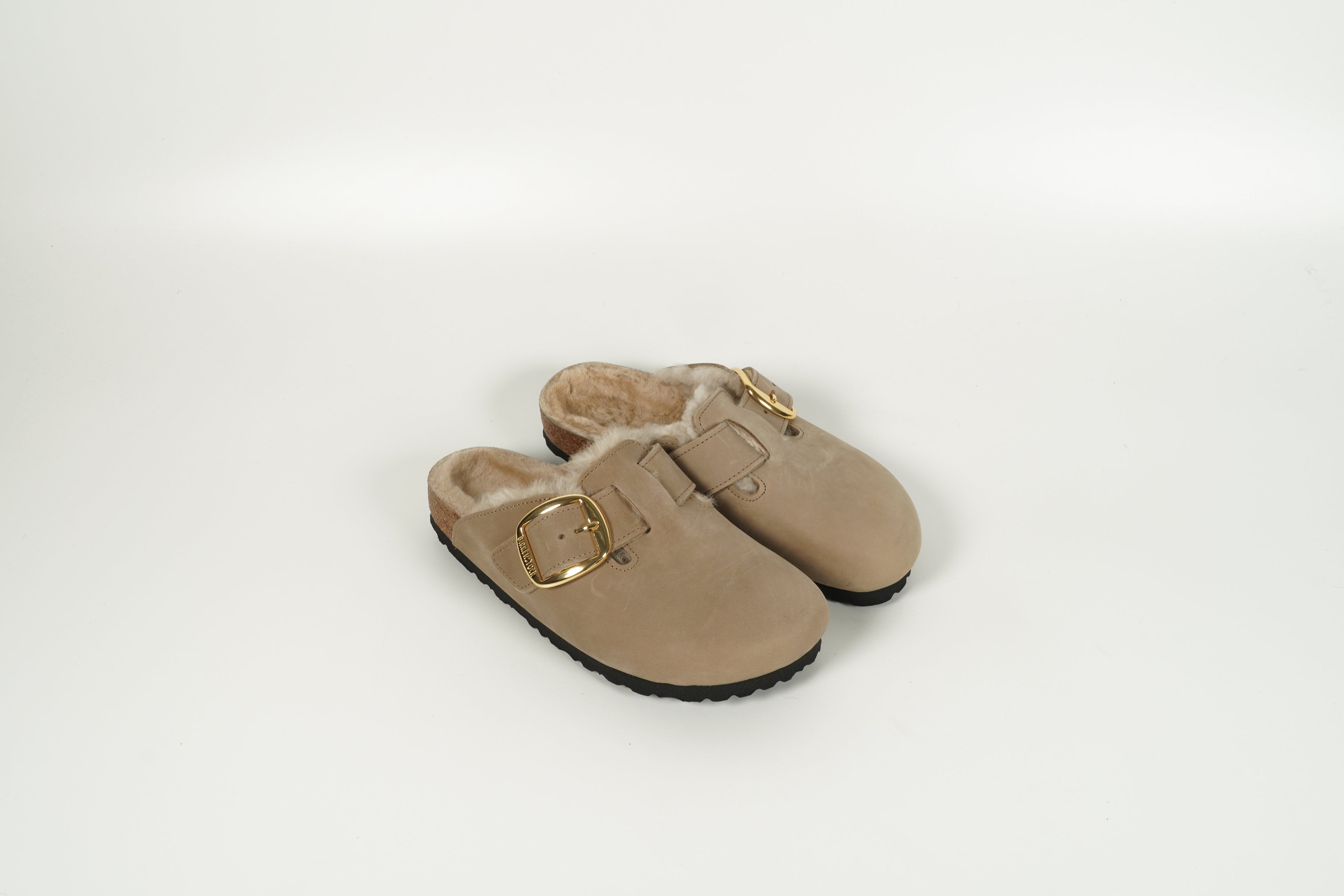 Hausschuhe Boston gefüttert Beige