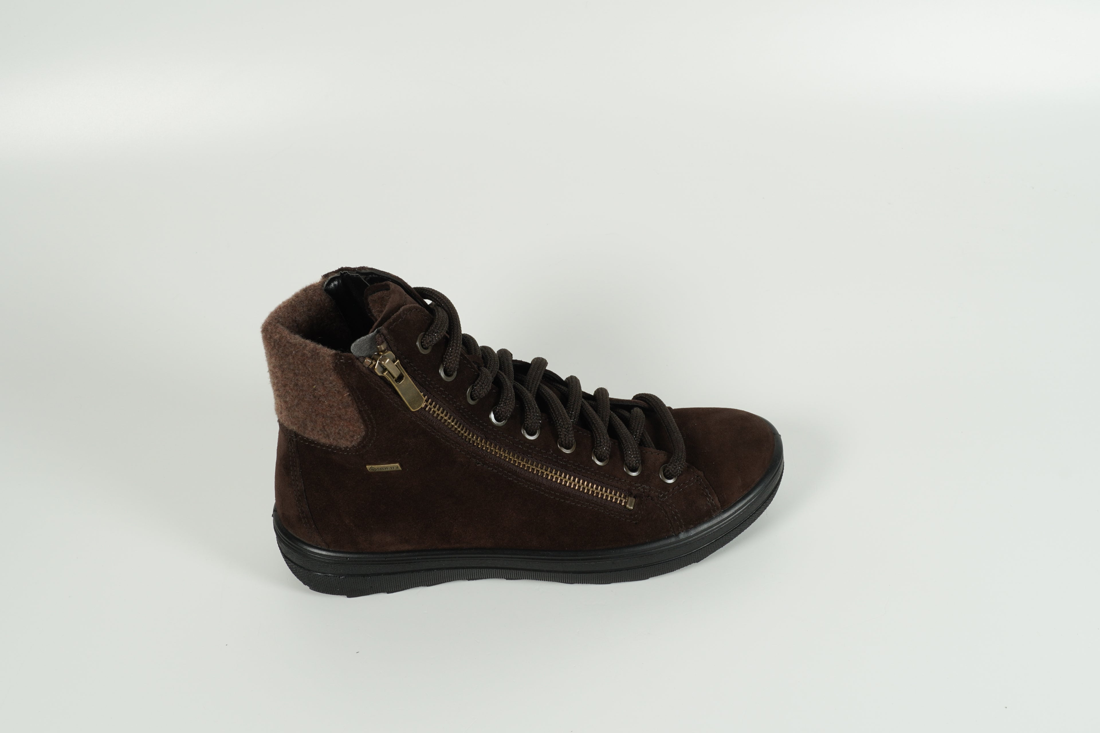 Chaussure à lacets doublée marron