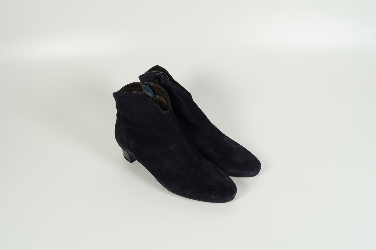 ankle boots blue