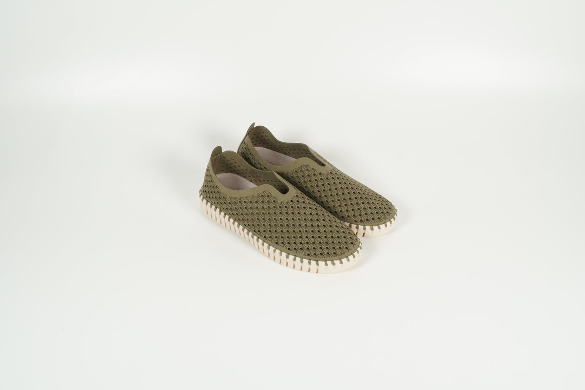 Slip-on shoe green