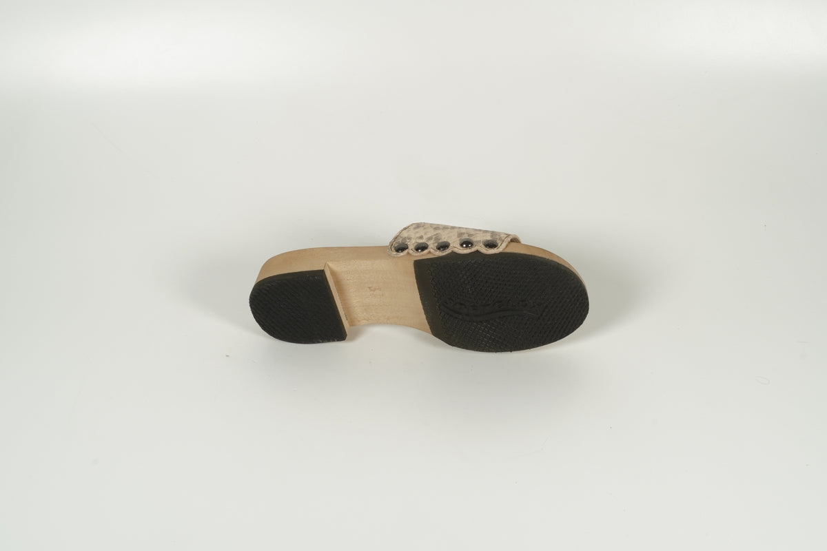 Slide Sandal Snake Print