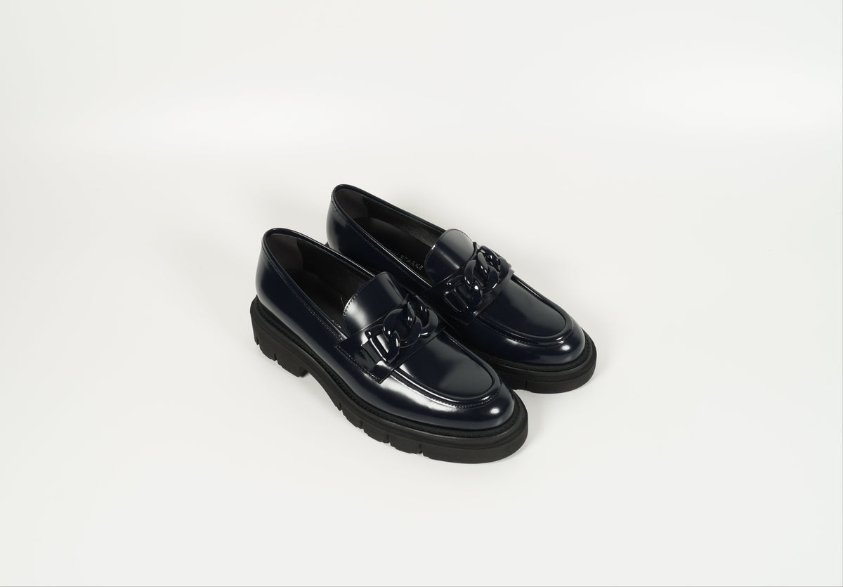 Mocassins bleu