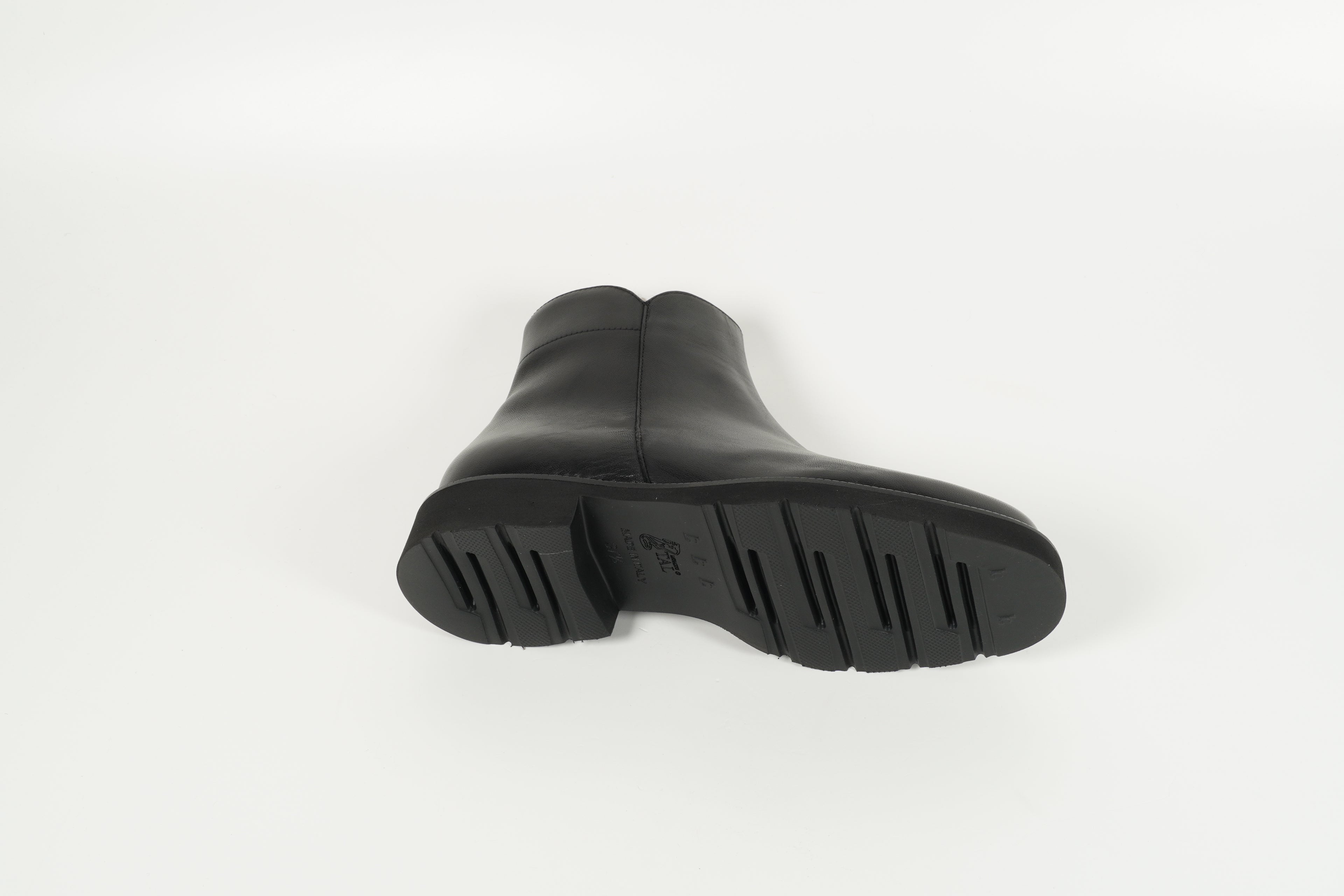 Stiefelette gefüttert Schwarz