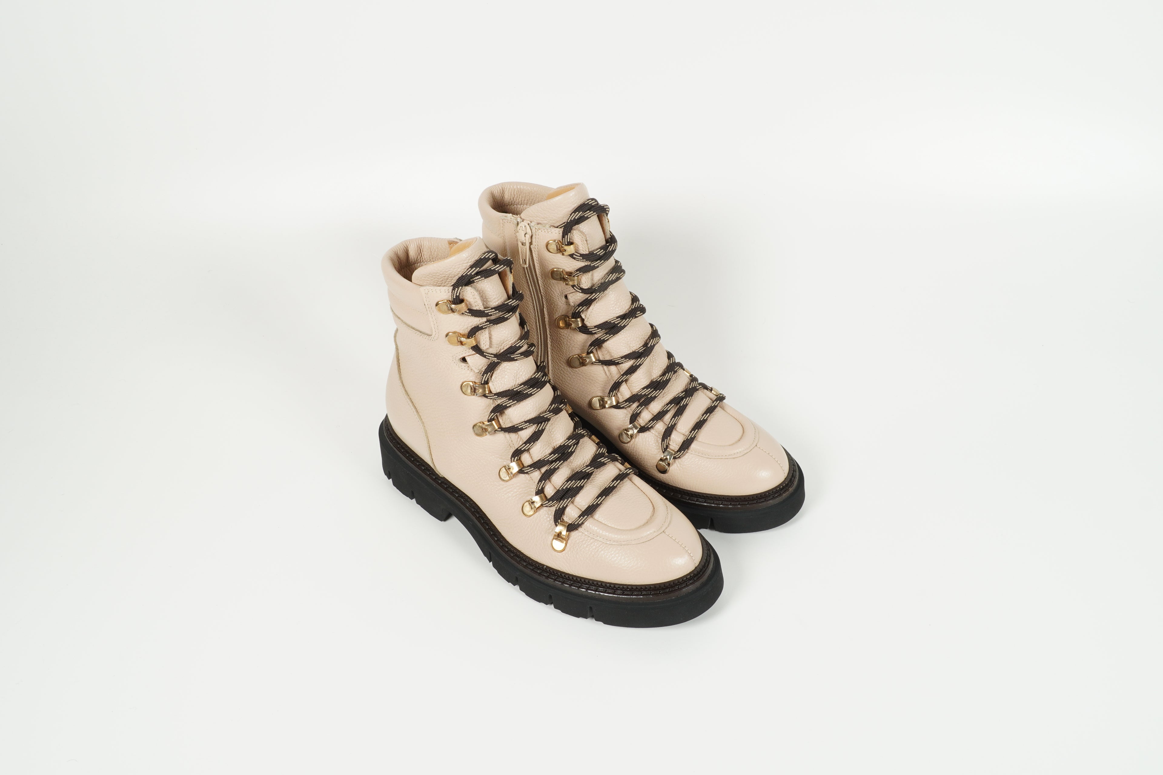 Stiefelette Beige