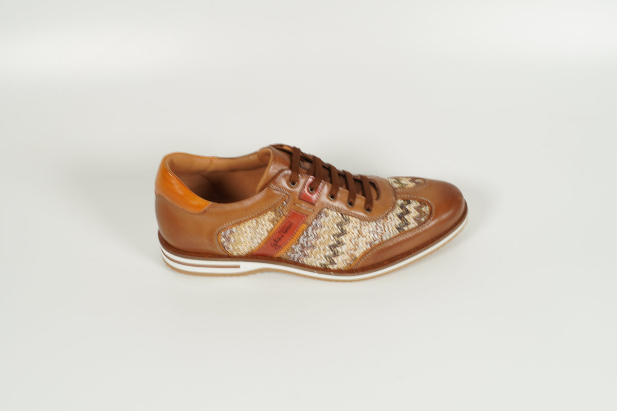 Chaussure à lacets marron