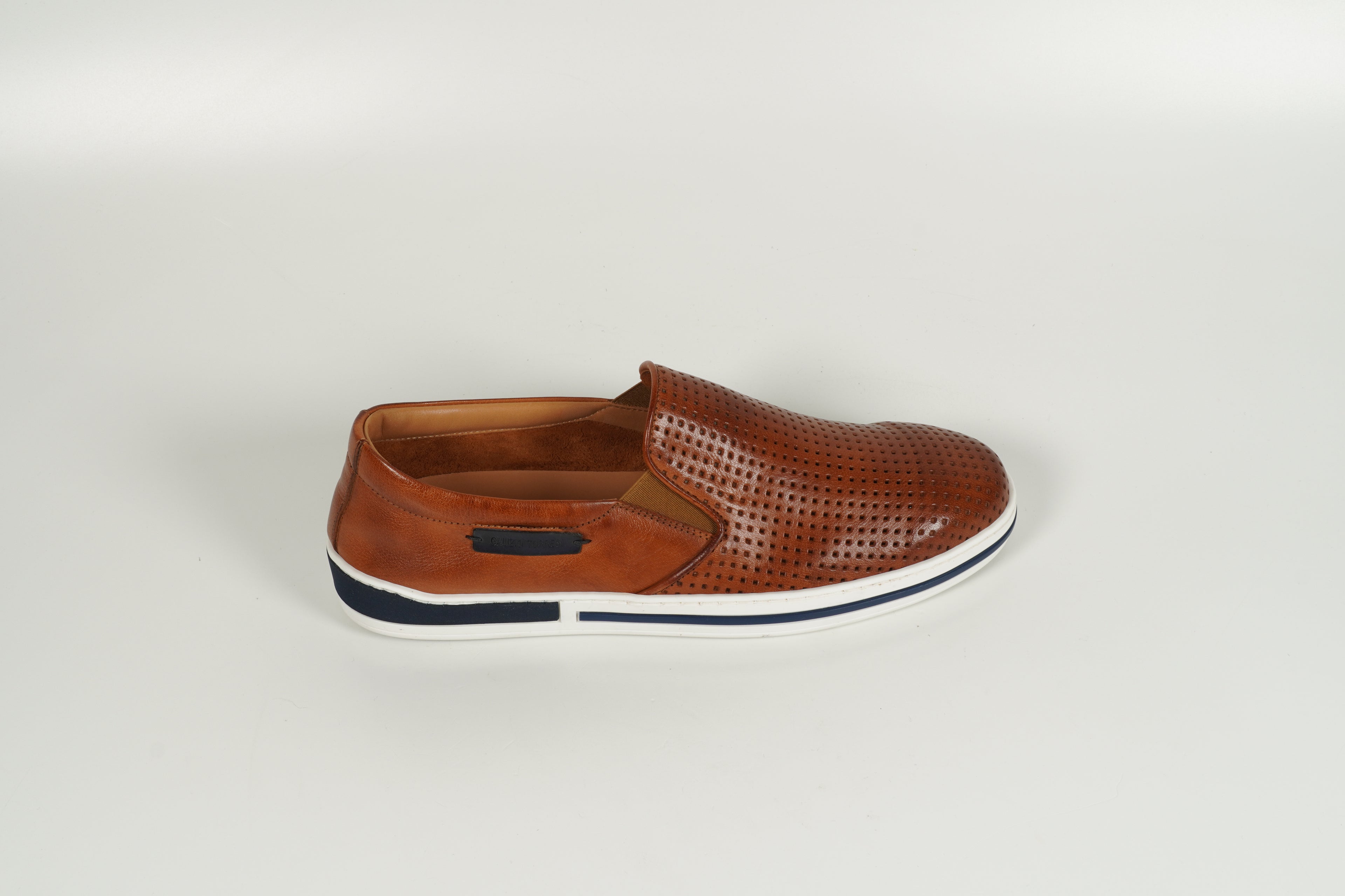 slip-on shoe brown