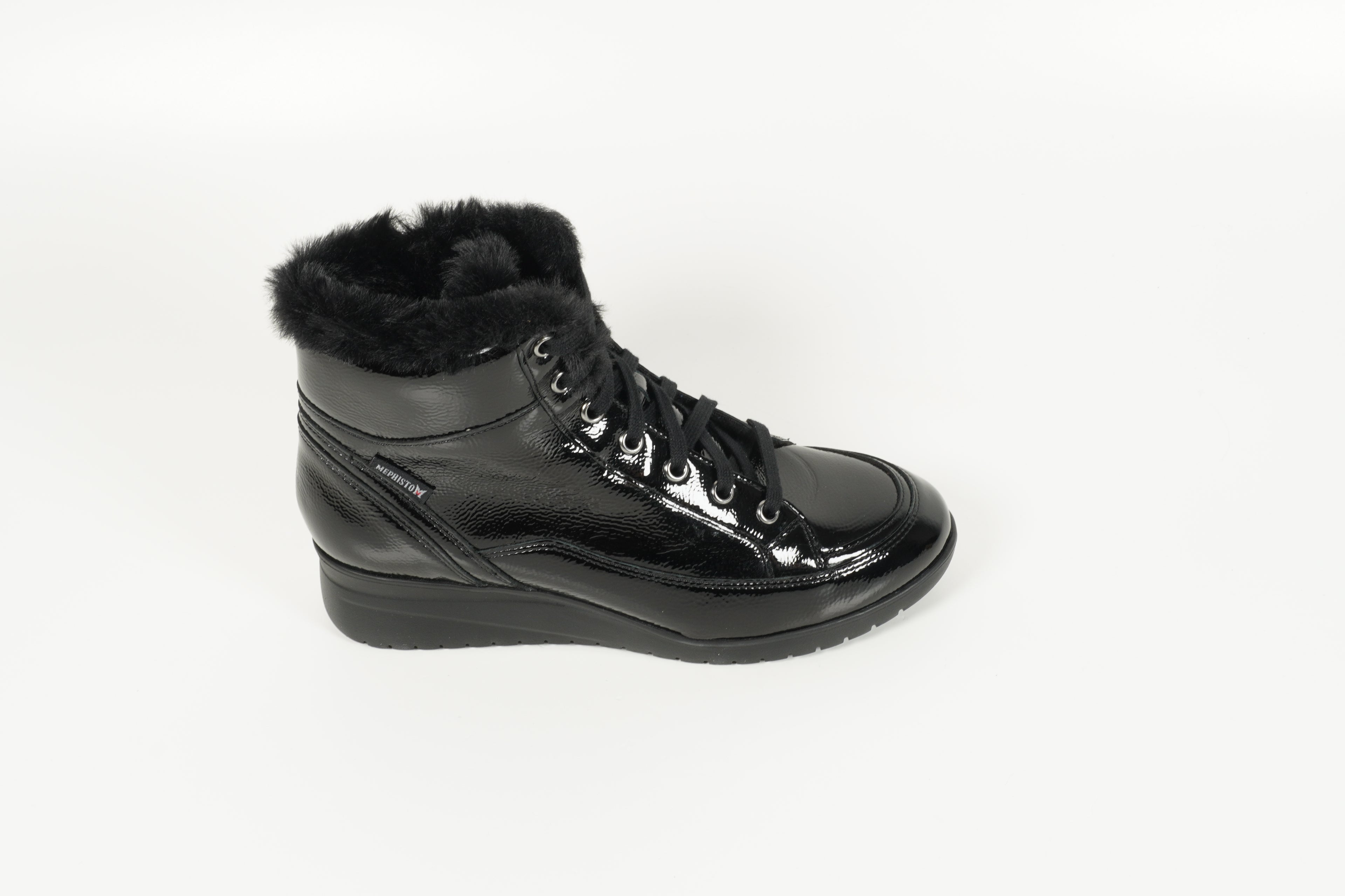 Stiefelette Ilka gefüttert Schwarz