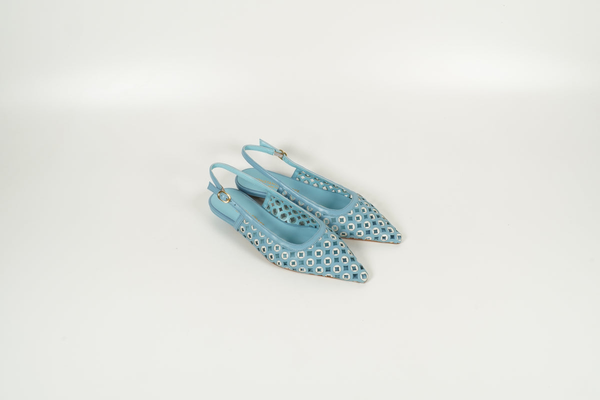 Écharpe de portage bleue