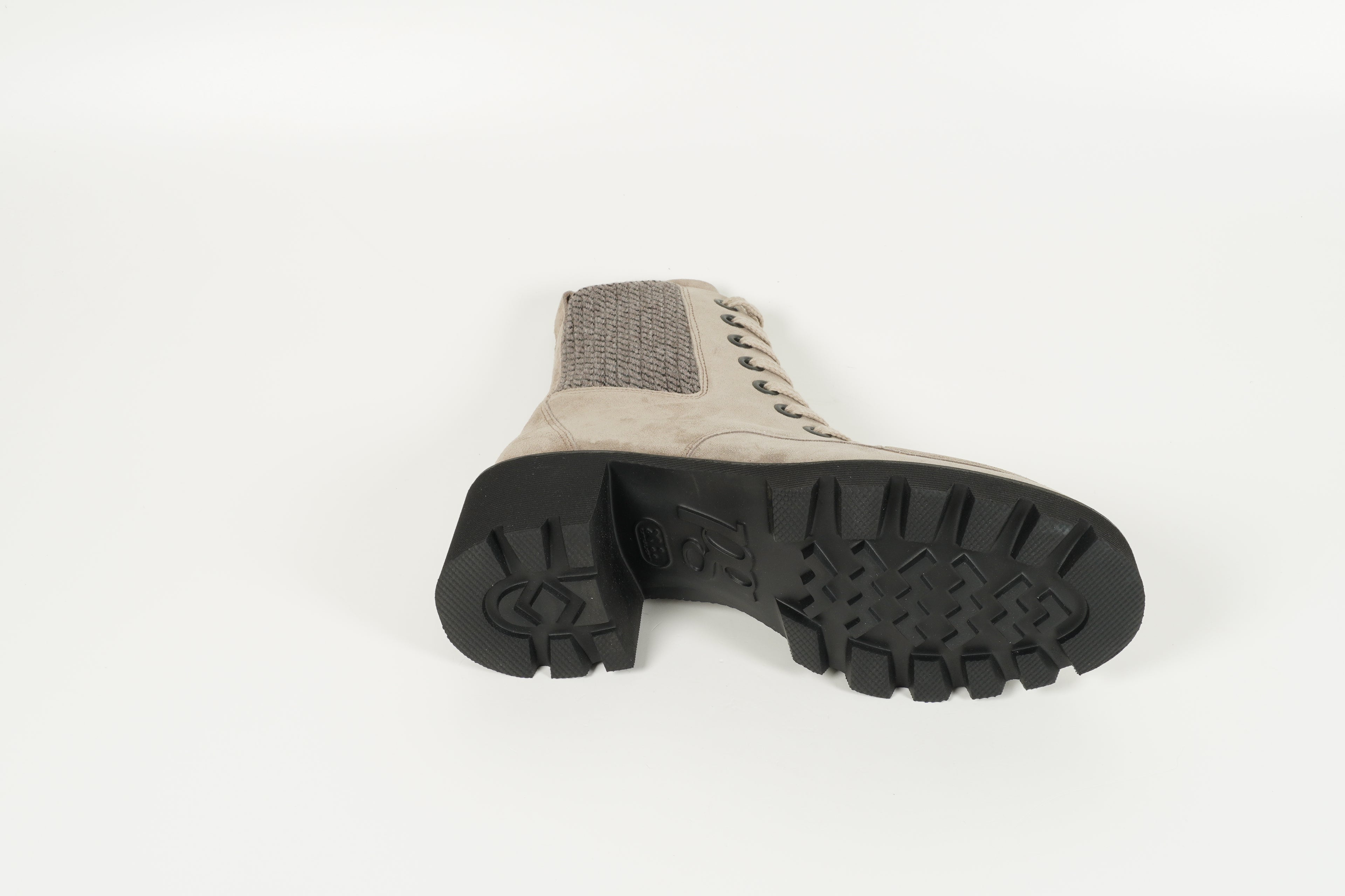 Stiefelette Grau