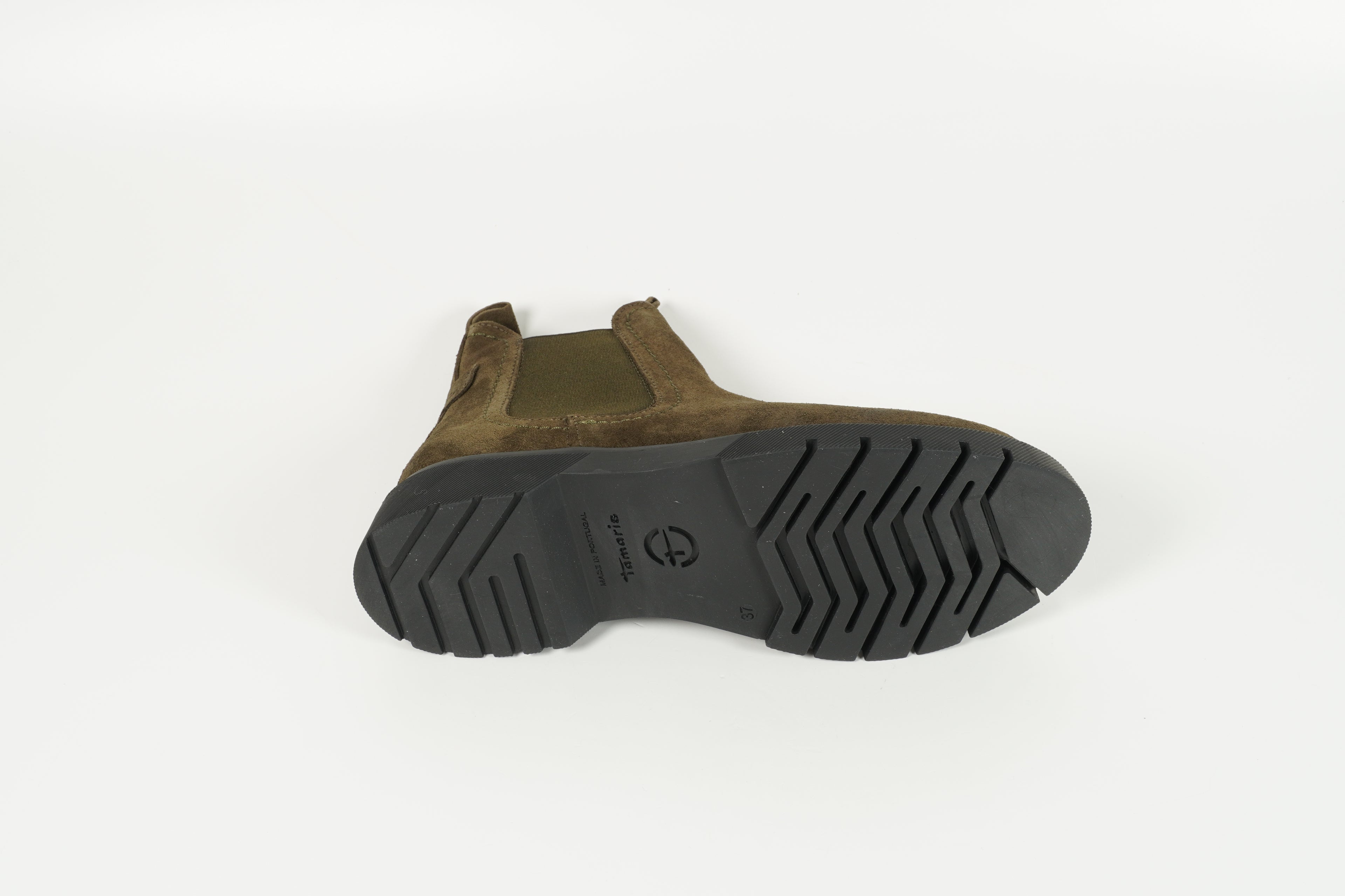 Stiefelette Grün