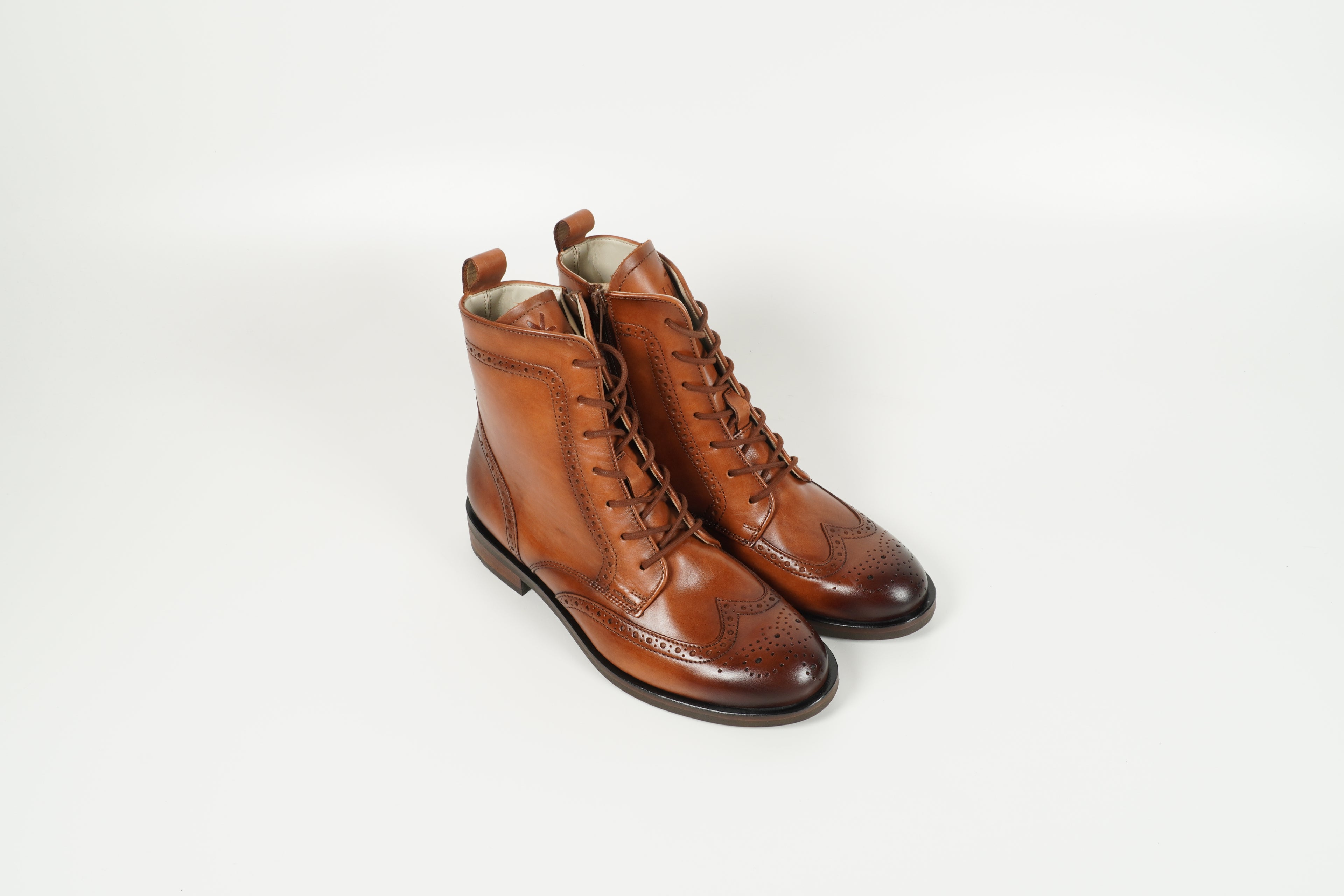 Stiefelette Braun