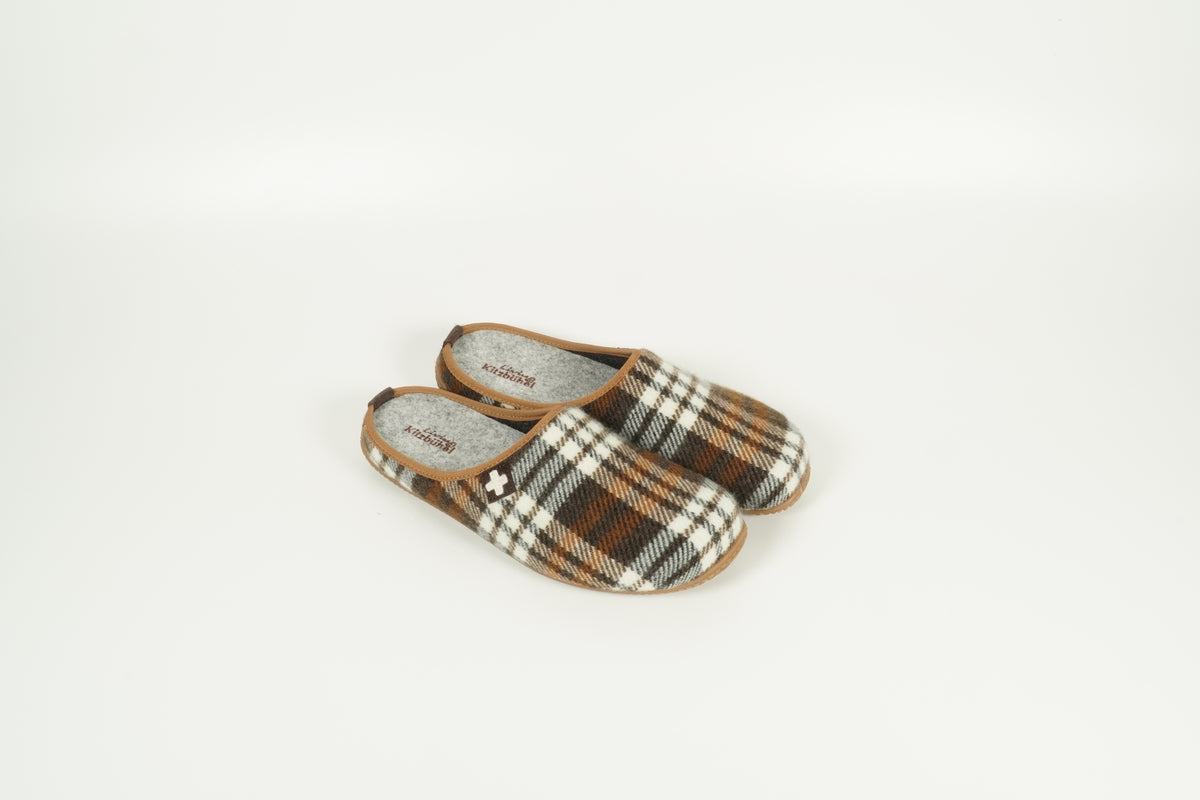 Brown slippers