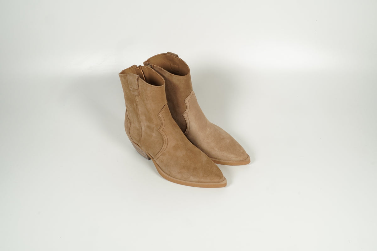 Botte western beige